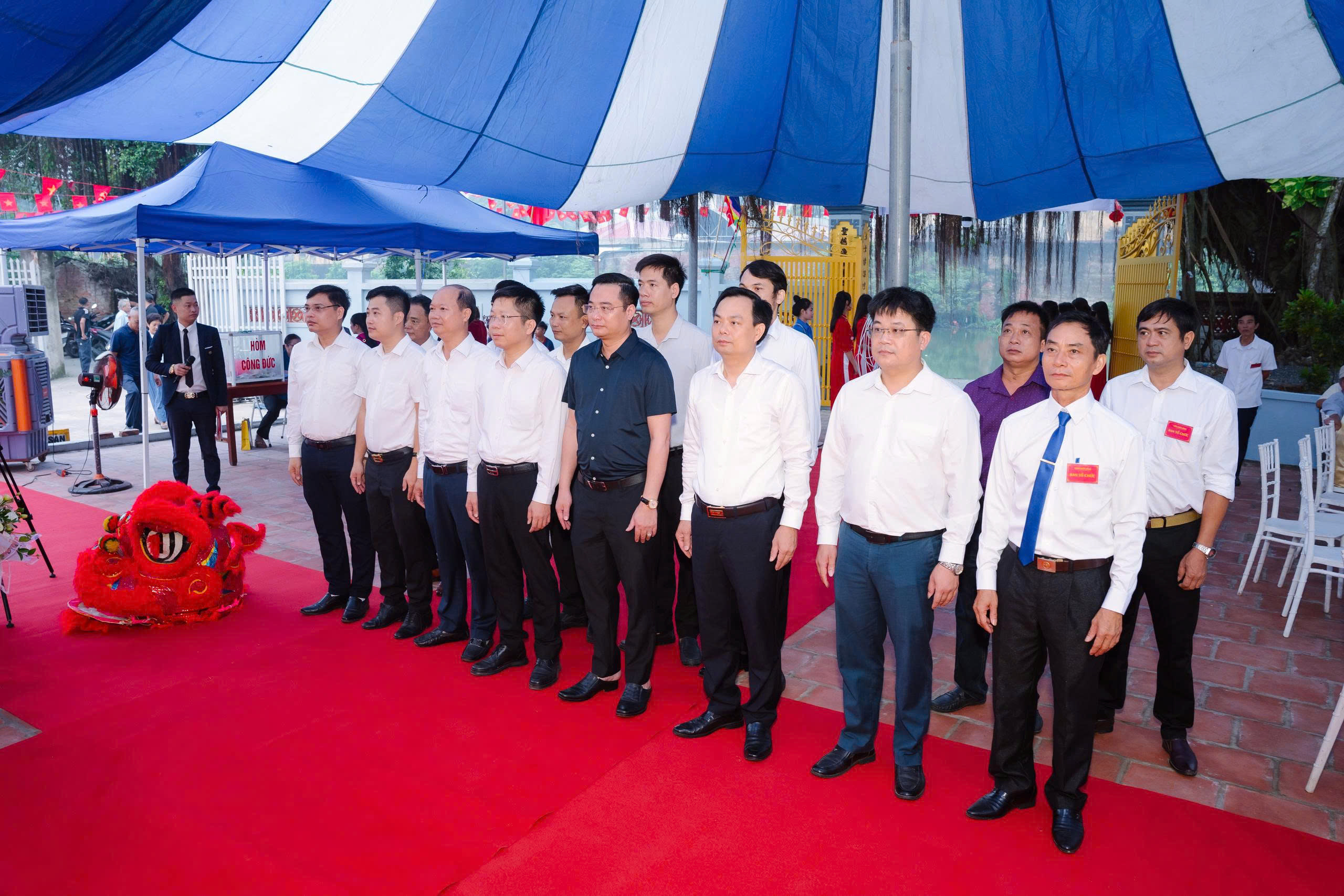 LỄ KHÁNH THÀNH MIẾU THIÊN ĐÔNG VÀ ĐÓN NHẬN CHỨNG NHẬN CÂY DI SẢN VIỆT NAM- Ảnh 2.