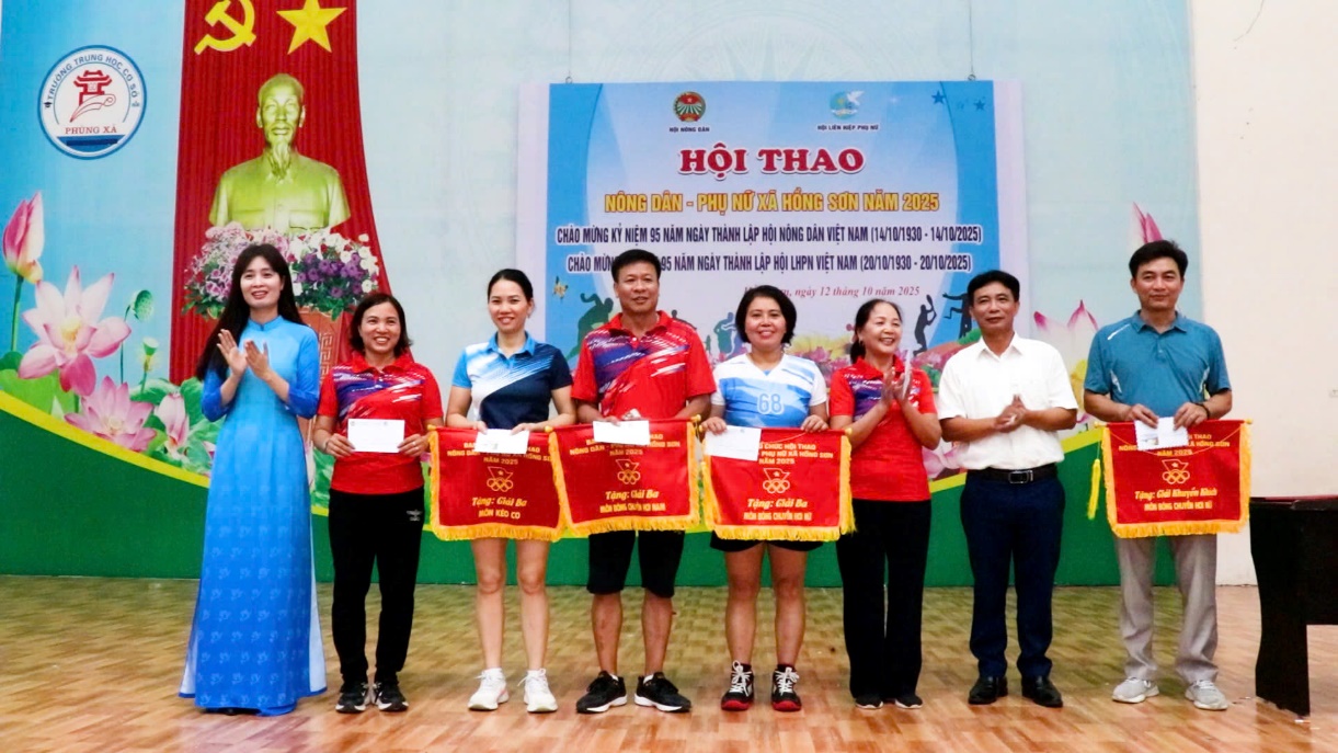 Hồng Sơn sôi nổi Hội thao chào mừng kỷ niệm 95 năm thành lập Hội Nông dân Việt Nam và Hội LHPN Việt Nam- Ảnh 9.