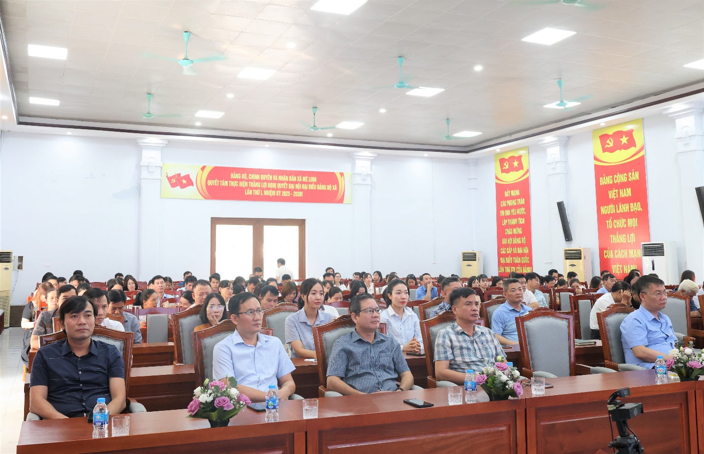 Xã Mê Linh tổ chức hội nghị học tập, quán triệt, tuyên truyền thực hiện các Nghị quyết- Ảnh 1.