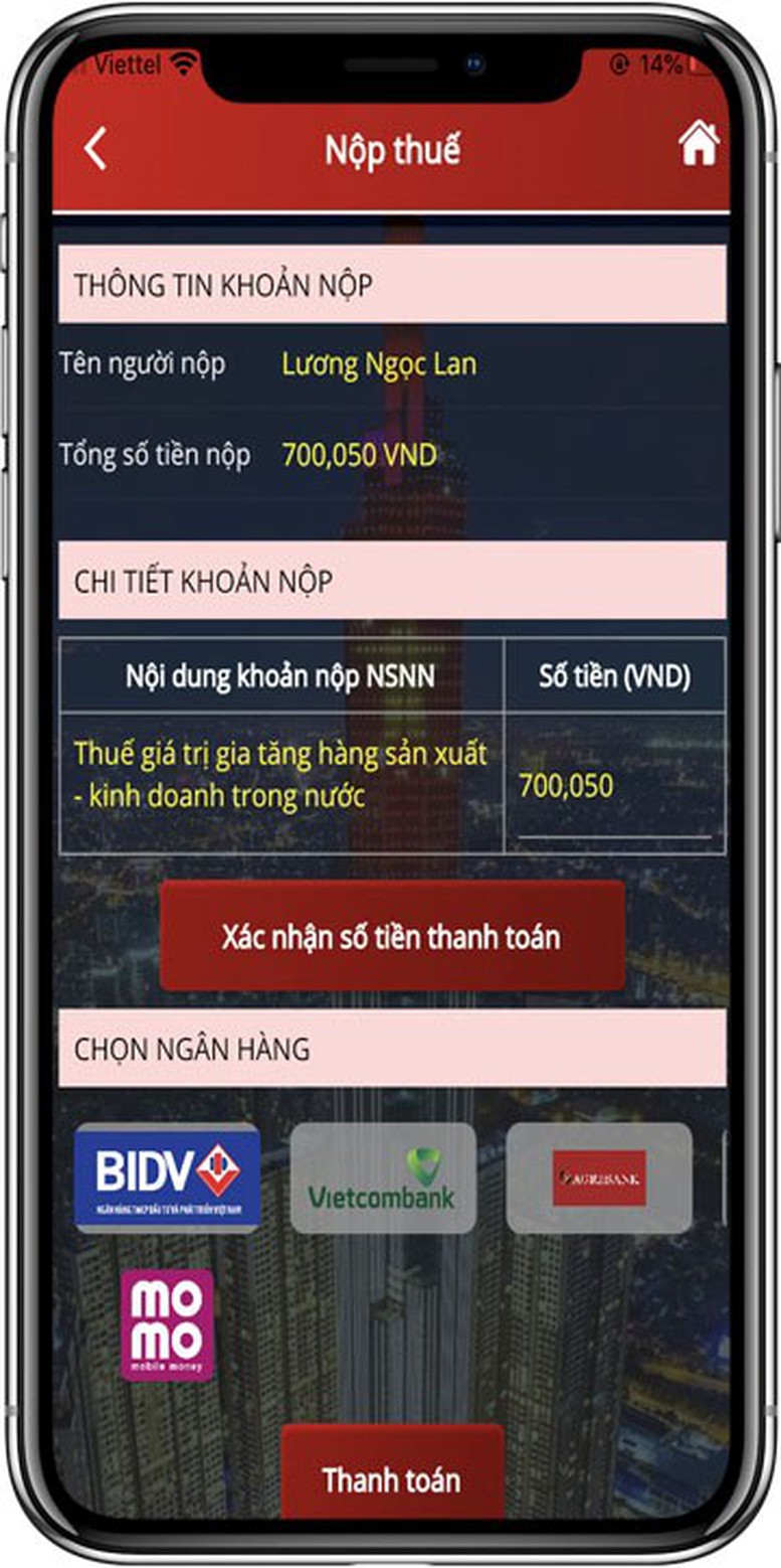 Tổng cục Thuế hướng dẫn cài đặt eTax Mobile, nộp thuế bằng điện thoại di động- Ảnh 7.