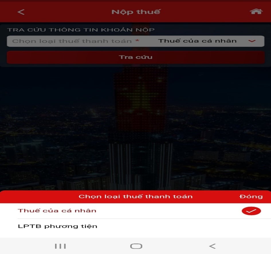 Hướng dẫn nộp thuế sử dụng đất phi nông nghiệp qua ứng dụng eTax Mobile- Ảnh 9.
