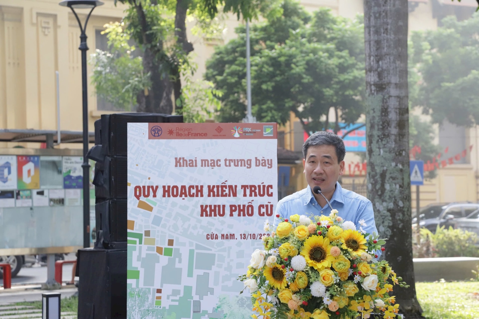 Cửa Nam: Trưng bày quy hoạch kiến trúc khu phố cũ tại vườn hoa Tao Đàn- Ảnh 2.