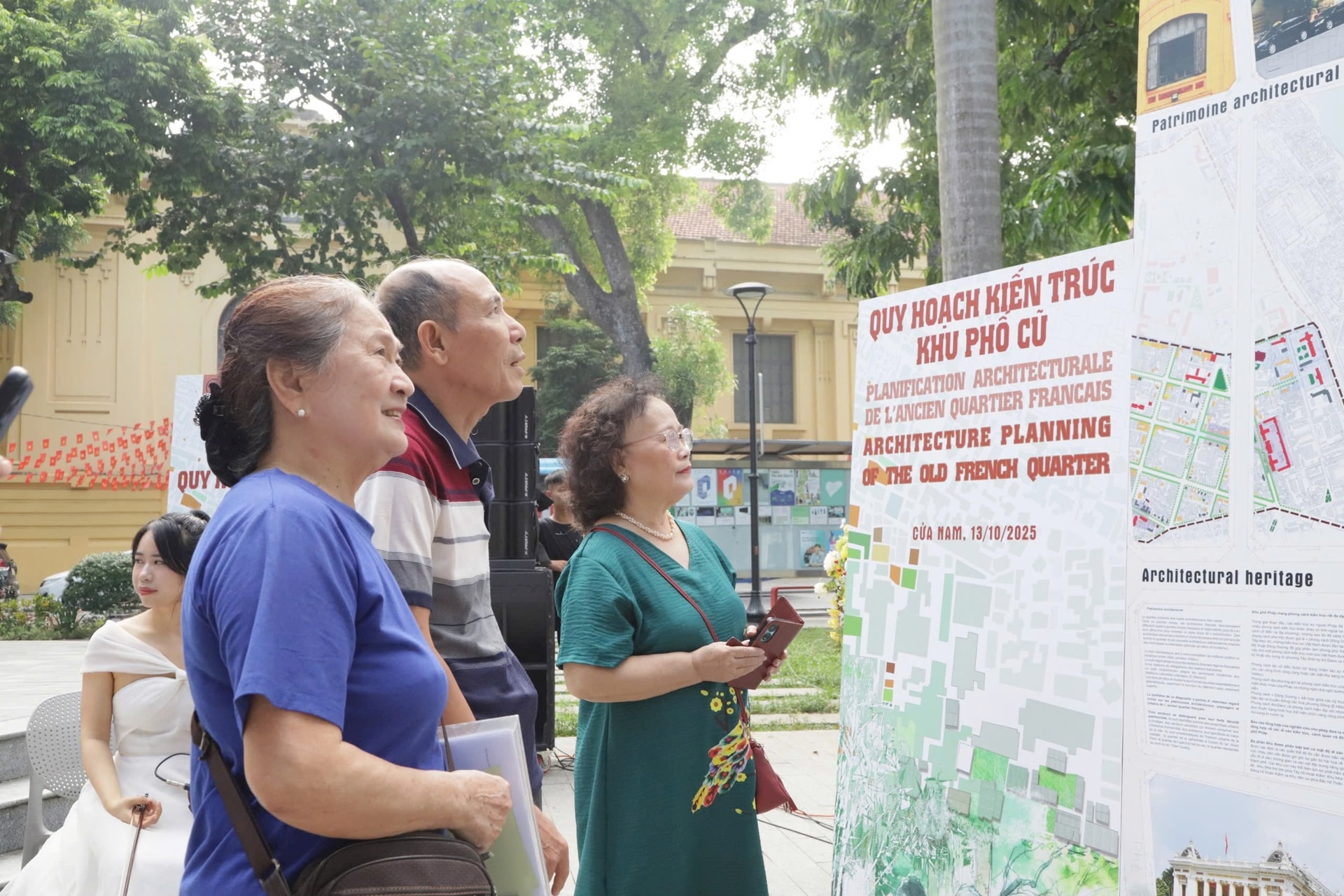 Cửa Nam: Trưng bày quy hoạch kiến trúc khu phố cũ tại vườn hoa Tao Đàn- Ảnh 5.
