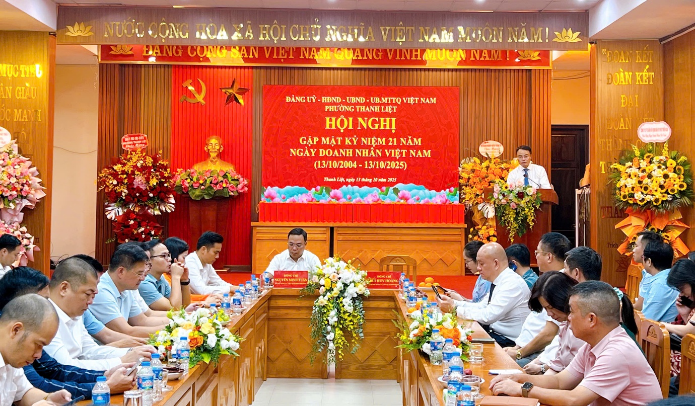 Phường Thanh Liệt: Gặp mặt kỷ niệm 21 năm Ngày Doanh nhân Việt Nam- Ảnh 2.