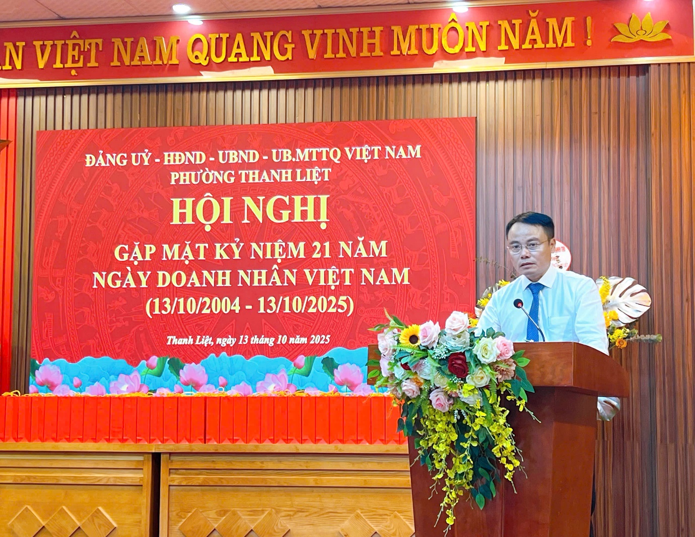 Phường Thanh Liệt: Gặp mặt kỷ niệm 21 năm Ngày Doanh nhân Việt Nam- Ảnh 3.