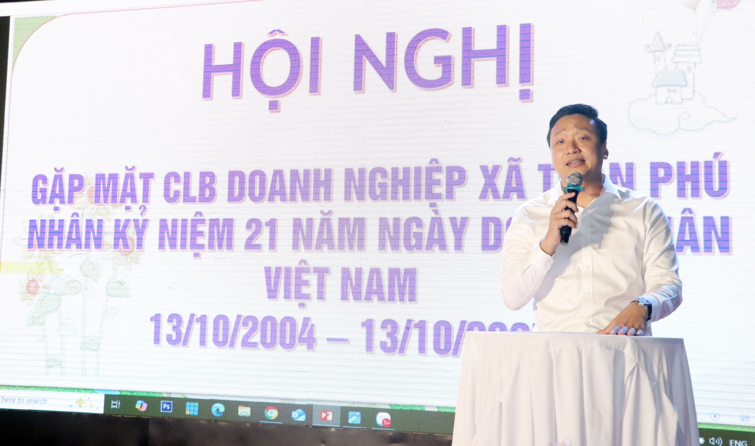 Câu lạc bộ doanh nghiệp xã Trần Phú tổ chức Hội nghị gặp mặt nhân kỷ niệm 21 năm Ngày doanh nhân Việt Nam- Ảnh 4.