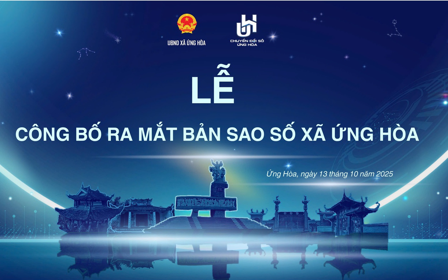 Xã Ứng Hoà ra mắt Bản sao số - ứng dụng công nghệ hướng tới xã thông minh toàn diện