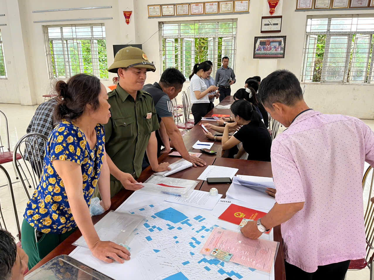 Những hình ảnh xã Thượng Phúc ra quân chiến dịch làm giàu, làm sạch cơ sở dữ liệu Quốc gia về đất đai- Ảnh 7.