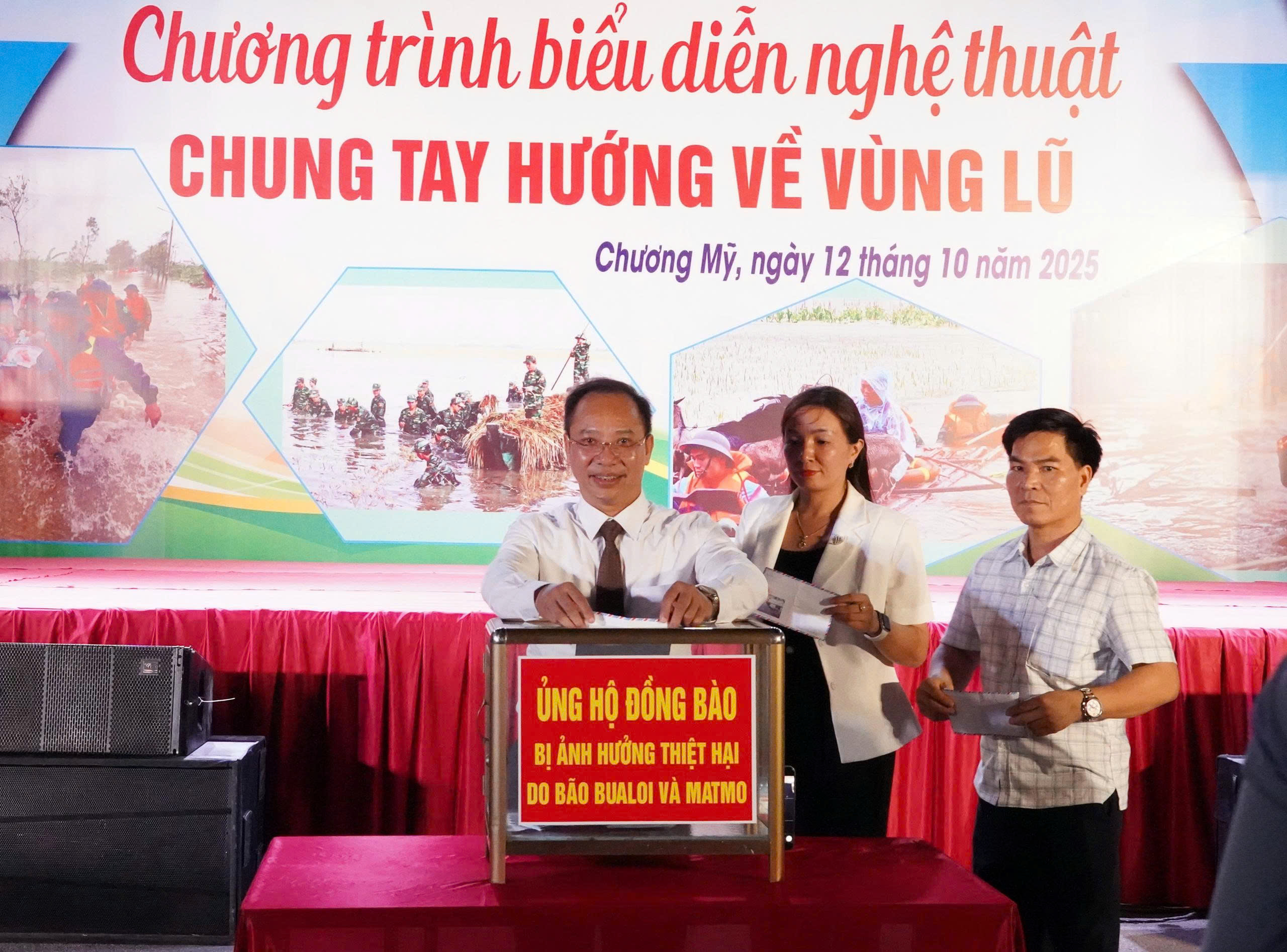 Chương Mỹ chung sức hướng về đồng bào chịu ảnh hưởng, thiệt hại do bão, lũ gây ra- Ảnh 3.