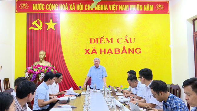 Đoàn công tác Sở Nông nghiệp và Môi trường Hà Nội làm việc tại xã Hạ Bằng- Ảnh 3.