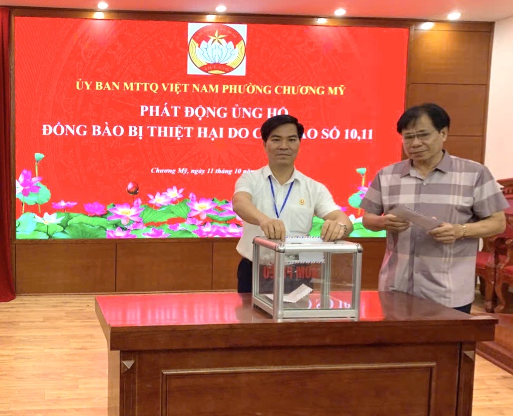 Chương Mỹ chung sức hướng về đồng bào chịu ảnh hưởng, thiệt hại do bão, lũ gây ra- Ảnh 18.