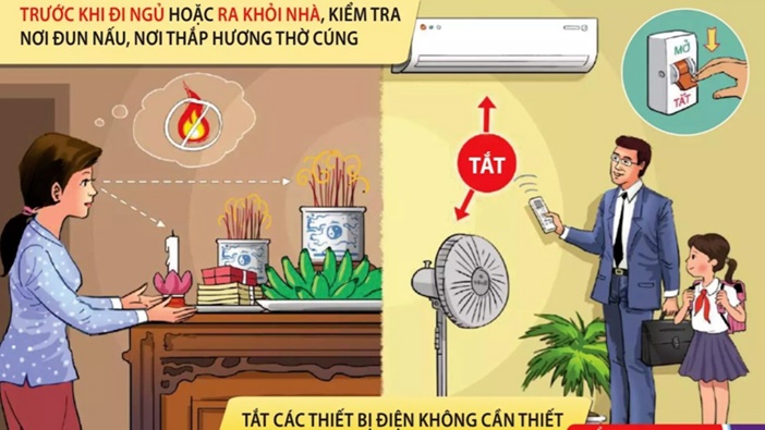 Nâng cao ý thức phòng cháy, chữa cháy và cứu nạn, cứu hộ trong mỗi hộ gia đình- Ảnh 2.