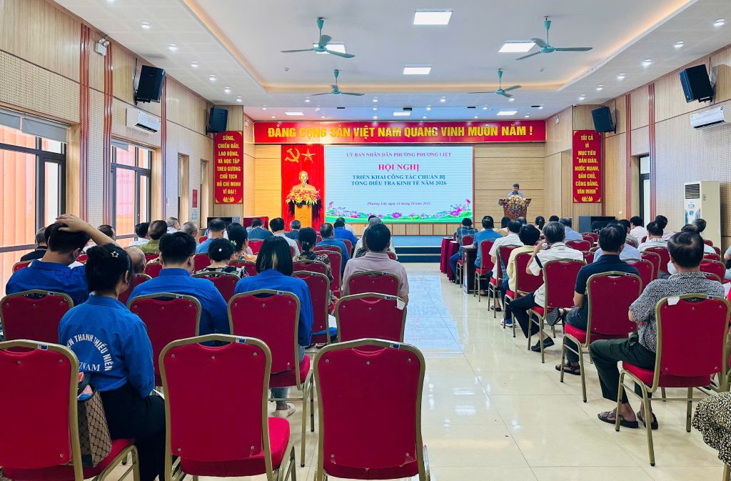 Phường Phương Liệt tổ chức Hội nghị triển khai công tác chuẩn bị tổng điều tra kinh tế năm 2026- Ảnh 7.