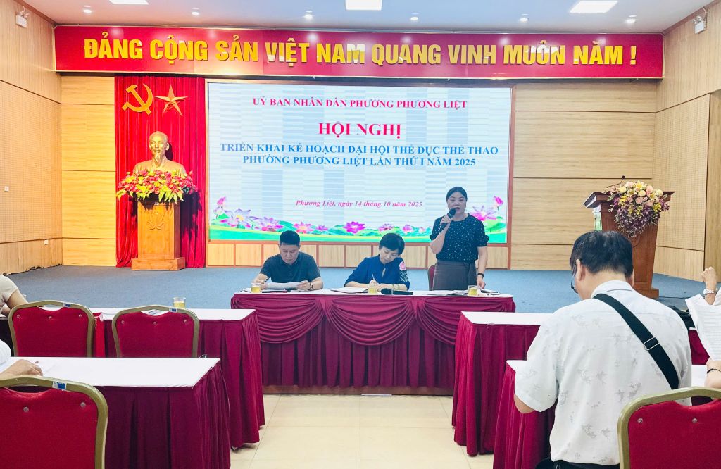 Phường Phương Liệt triển khai kế hoạch tổ chức Đại hội Thể dục Thể thao phường lần thứ I năm 2025- Ảnh 2.