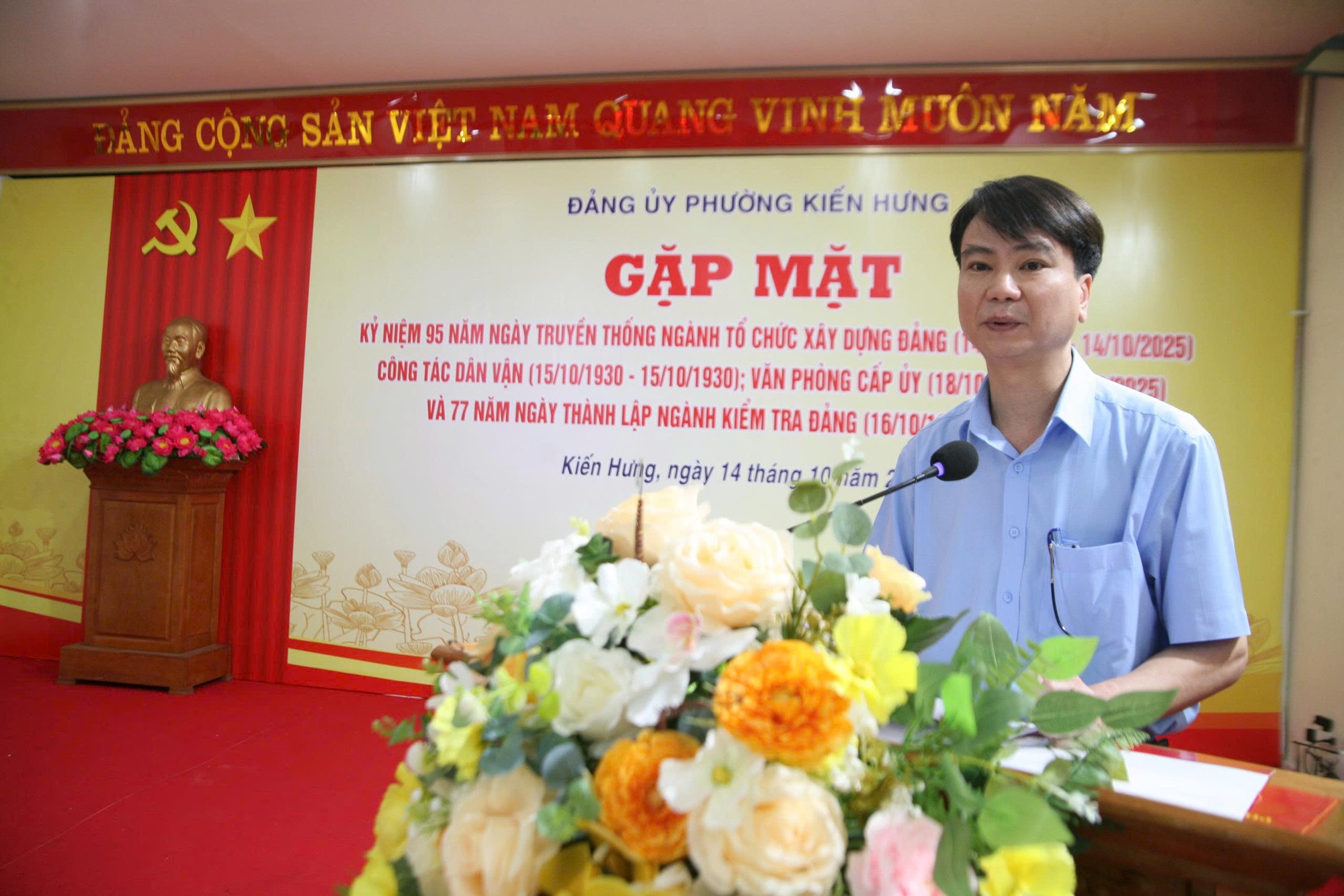 Đảng ủy phường Kiến Hưng gặp mặt cán bộ nhân ngày truyền thống các Ban xây dựng Đảng- Ảnh 3.