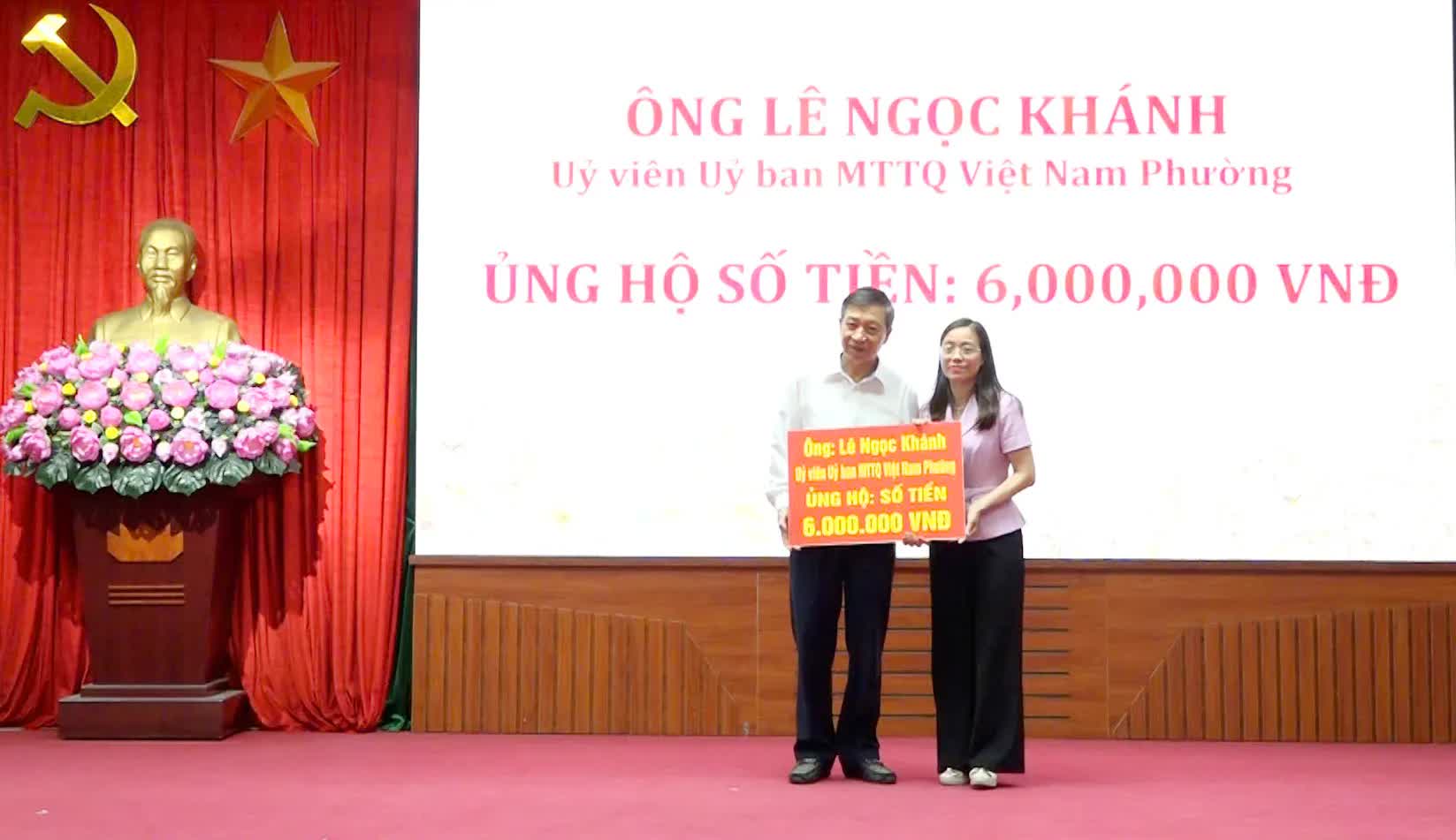 Phường Phú Diễn phát động ủng hộ đồng bào bị thiệt hại do mưa bão- Ảnh 4.