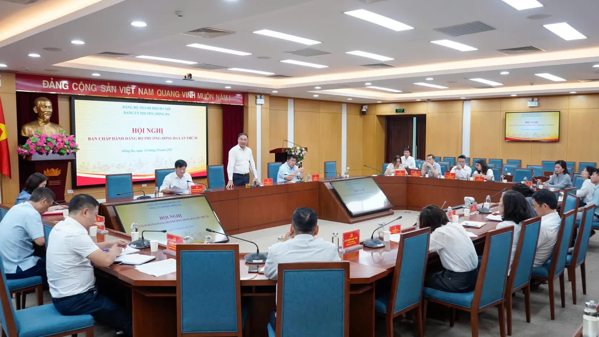 Phường Đống Đa quyết tâm thực hiện thắng lợi Nghị quyết Đại hội lần thứ Nhất- Ảnh 2.