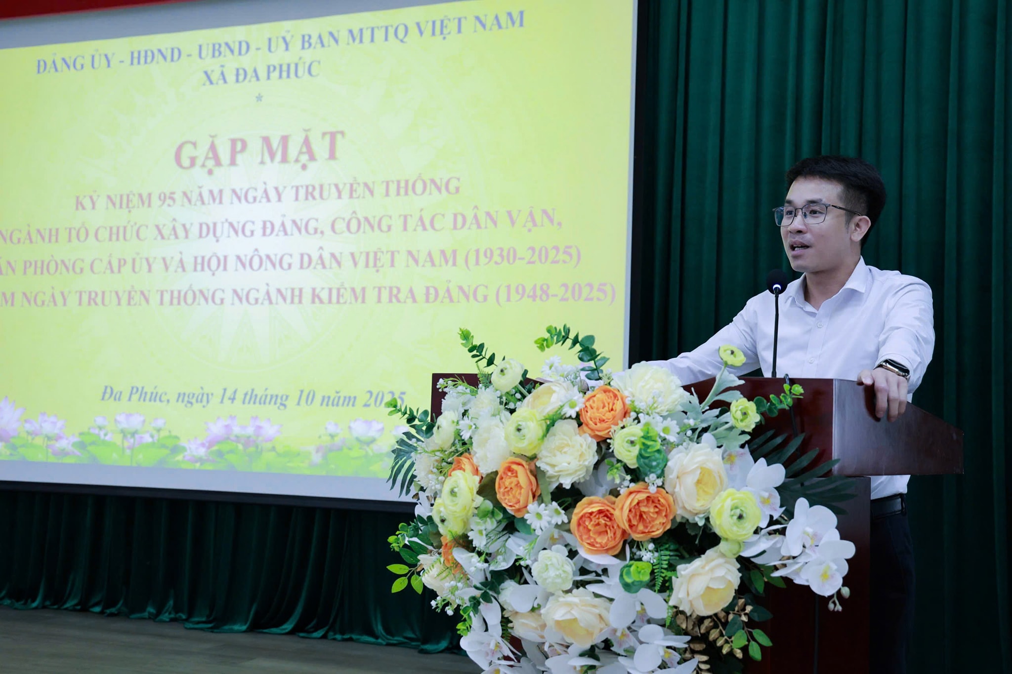 XÃ ĐA PHÚC - GẶP MẶT KỶ NIỆM NGÀY TRUYỀN THỐNG CÁC NGÀNH, CÔNG TÁC ĐẢNG VÀ NGÀY THÀNH LẬP HỘI NÔNG DÂN VIỆT NAM- Ảnh 11.