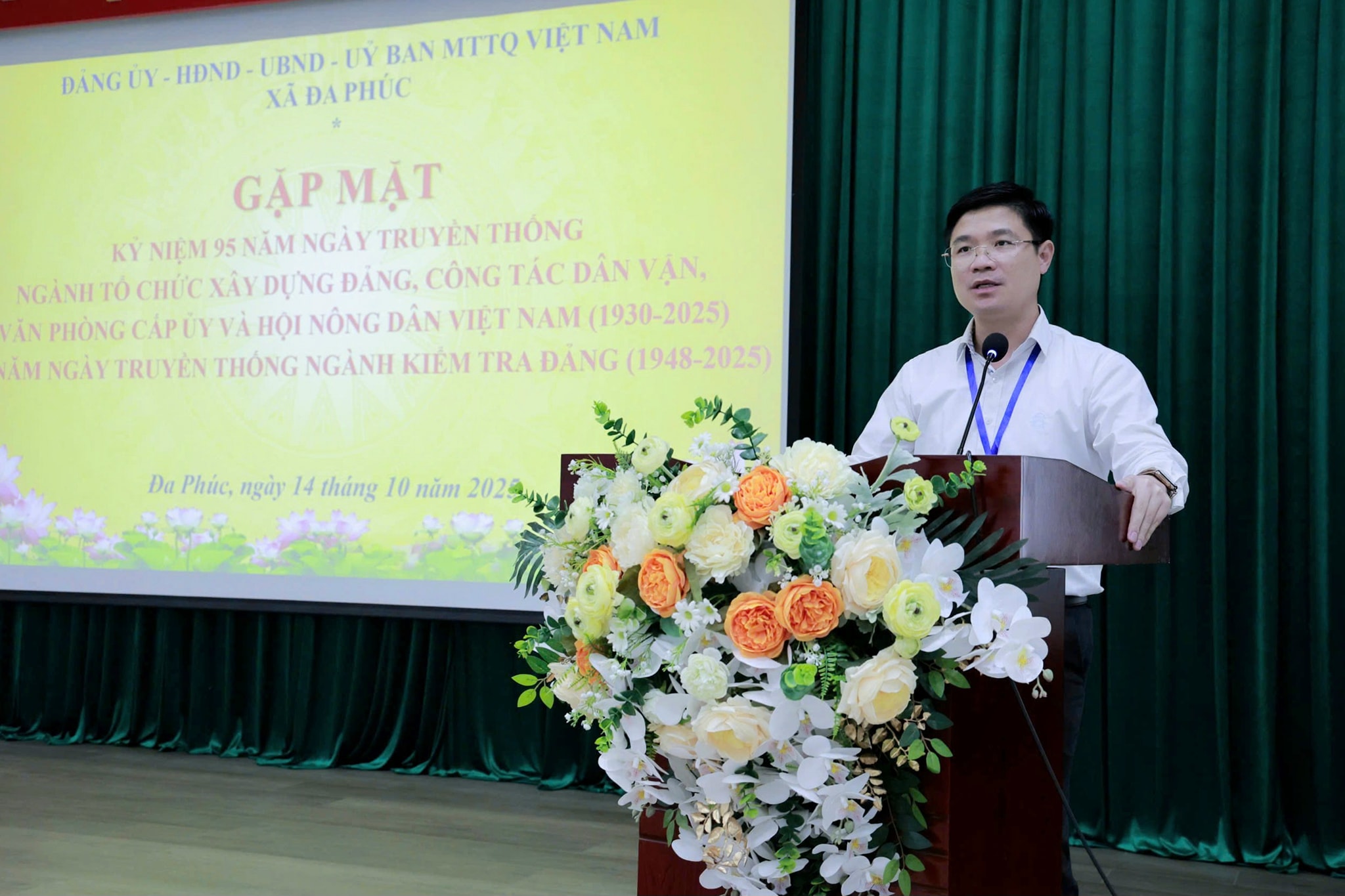 XÃ ĐA PHÚC - GẶP MẶT KỶ NIỆM NGÀY TRUYỀN THỐNG CÁC NGÀNH, CÔNG TÁC ĐẢNG VÀ NGÀY THÀNH LẬP HỘI NÔNG DÂN VIỆT NAM- Ảnh 10.