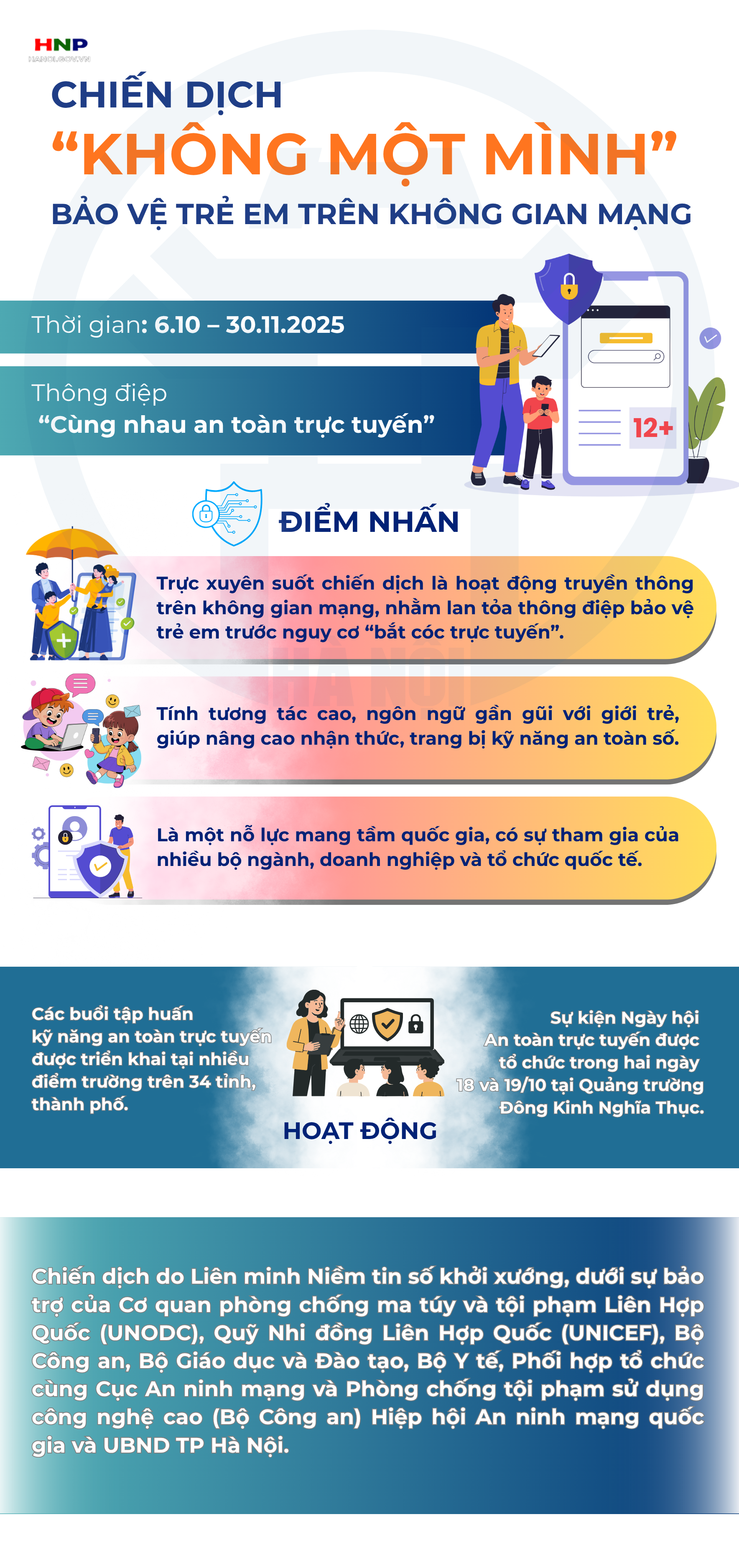 Chiến dịch “Không Một Mình” - Chung tay bảo vệ trẻ em trước nguy cơ lừa đảo trên không gian mạng- Ảnh 1.