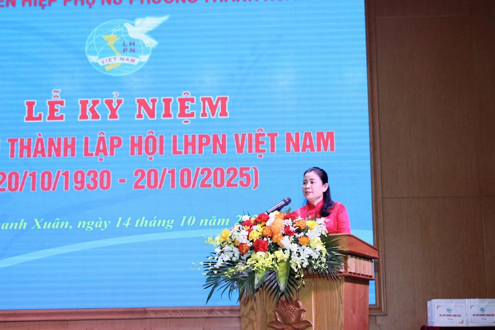 Hội LHPN phường Thanh Xuân kỷ niệm 95 năm ngày thành lập Hội Liên hiệp Phụ nữ Việt Nam 20/10- Ảnh 8.