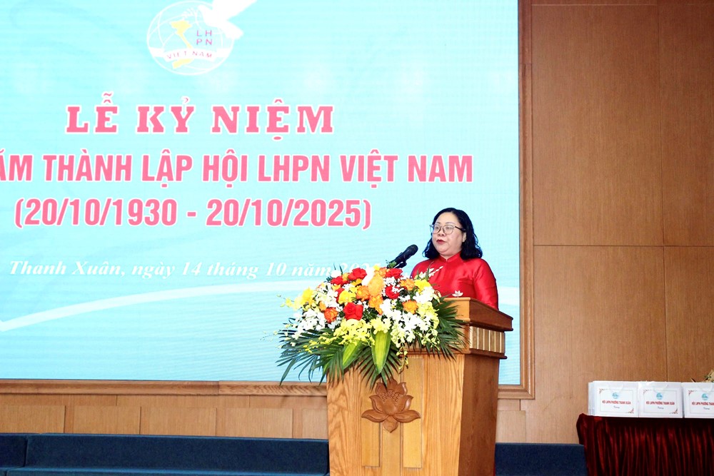 Hội LHPN phường Thanh Xuân kỷ niệm 95 năm ngày thành lập Hội Liên hiệp Phụ nữ Việt Nam 20/10- Ảnh 7.
