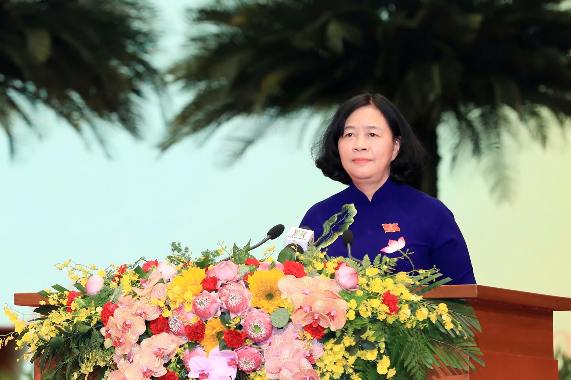 Đại hội đại biểu Đảng bộ thành phố Hà Nội lần thứ XVIII, nhiệm kỳ 2025-2030, tiến hành phiên trù bị- Ảnh 6.