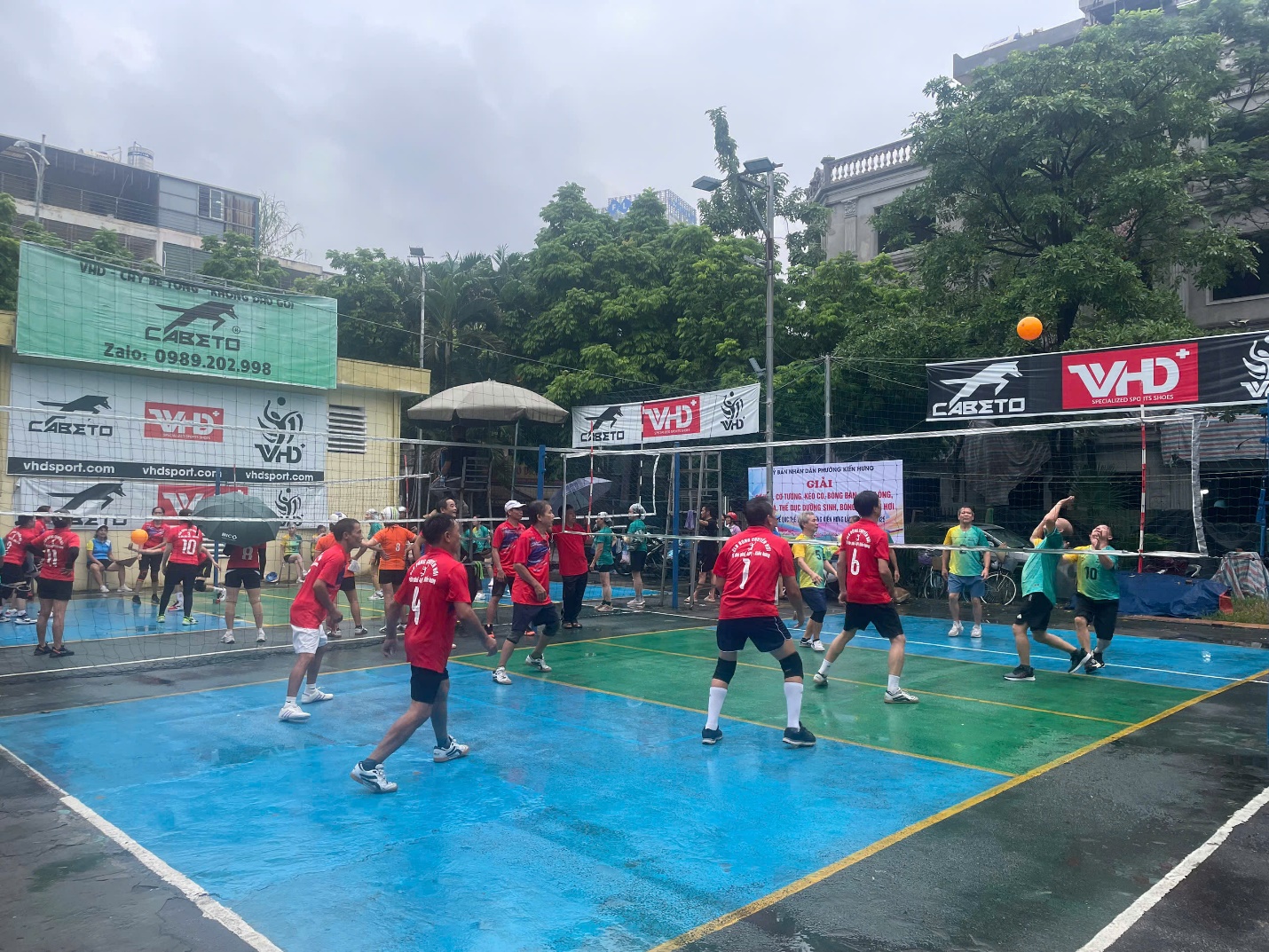 Giải bóng chuyền hơi Đại hội Thể dục thể thao phường Kiến Hưng lần thứ nhất năm 2025- Ảnh 2.