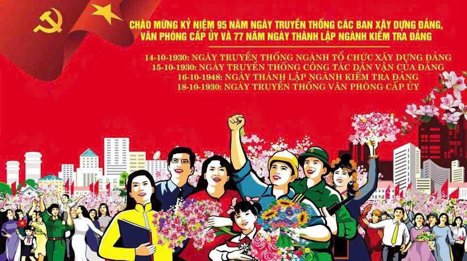 Kỷ niệm 95 năm ngành xây dựng Đảng, Văn phòng cấp ủy và 77 năm ngày thành lập ngành Kiểm tra Đảng- Ảnh 1.