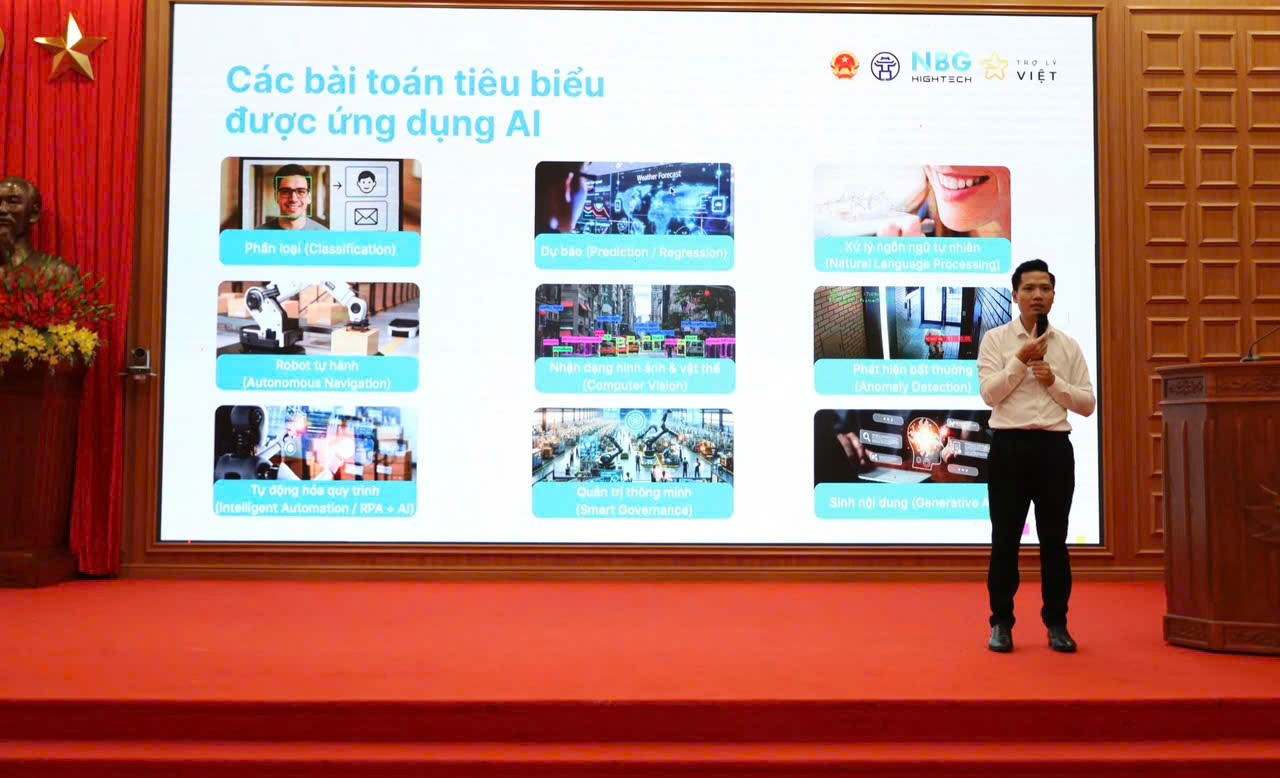 Quảng Oai đẩy mạnh chuyển đổi số, đưa trí tuệ nhân tạo vào hoạt động chuyên môn- Ảnh 2.