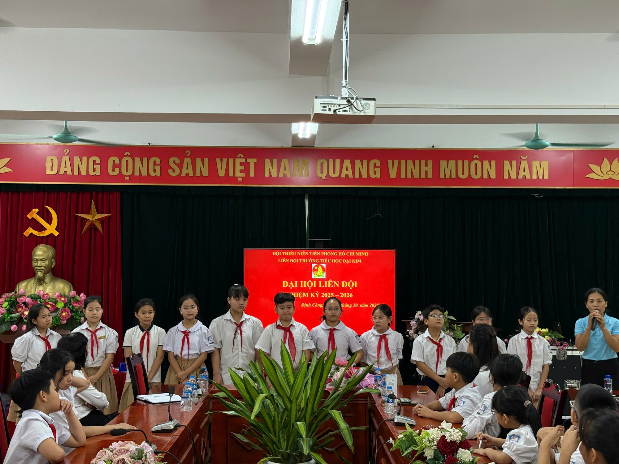 Liên đội trường Tiểu học Đại Kim tổ chức thành công Đại hội Liên đội năm học 2025 - 2026- Ảnh 3.