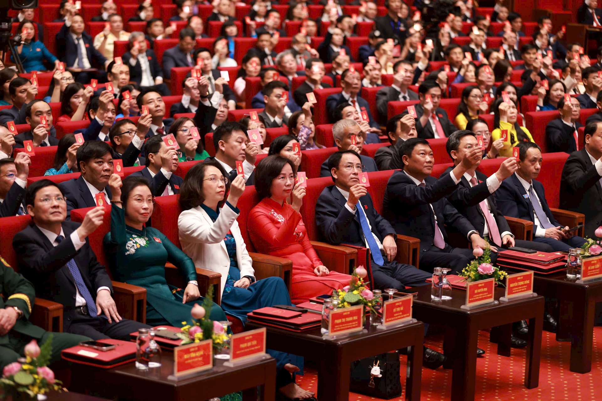 Đại hội đại biểu Đảng bộ thành phố Hà Nội lần thứ XVIII, nhiệm kỳ 2025-2030, tiến hành phiên trù bị- Ảnh 13.