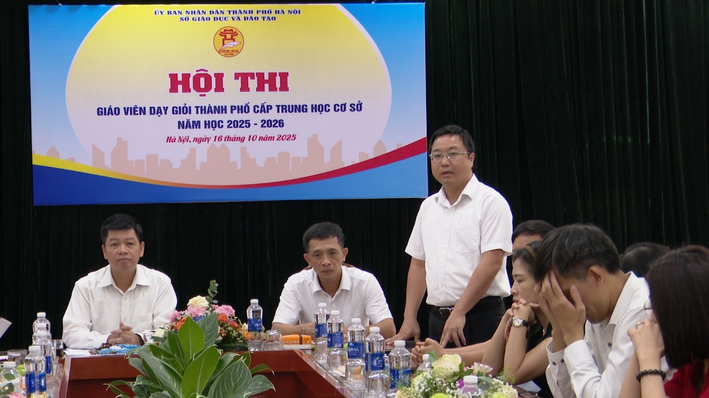 Hội thi giáo viên dạy giỏi thành phố cấp THCS năm học 2025–2026 cụm Gia Lâm- Ảnh 2.