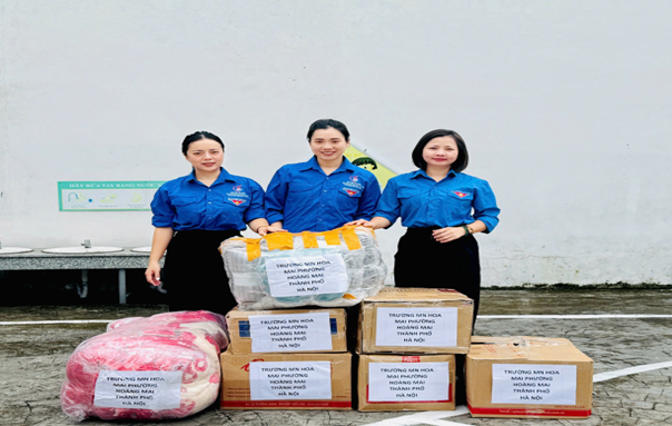 TẤM LÒNG NHÂN ÁI LAN TỎA YÊU THƯƠNG  ĐẾN CÁC TRƯỜNG MẦM NON VÙNG LŨ THÁI NGUYÊN- Ảnh 1.