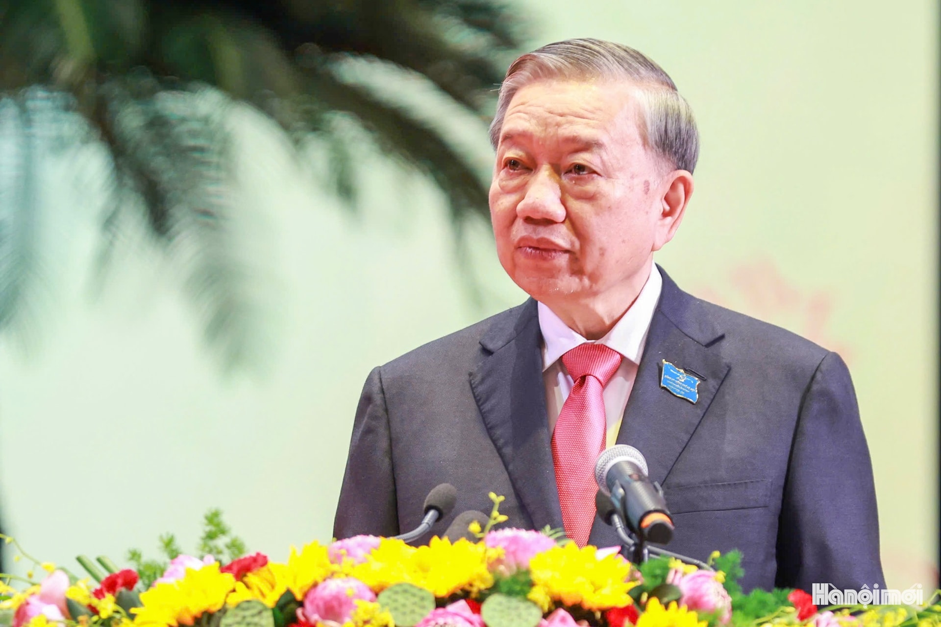 Những hình ảnh ấn tượng tại lễ khai mạc Đại hội lần thứ XVIII Đảng bộ TP Hà Nội- Ảnh 4.