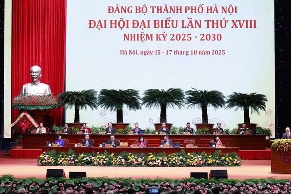 ĐẠI HỘI ĐẢNG BỘ HÀ NỘI LẦN THỨ XVIII NHIỆM KỲ 2025 - 2030, GHI DẤU SỰ ĐỔI MỚI- Ảnh 1.