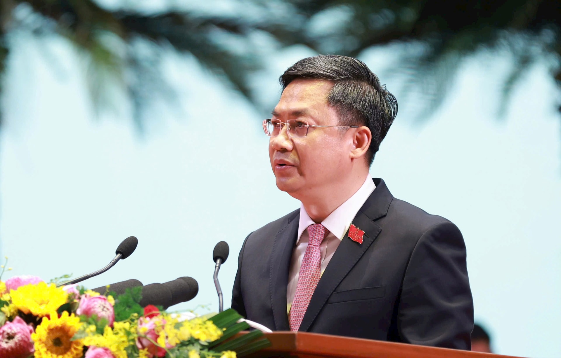 Khai mạc trọng thể Đại hội đại biểu Đảng bộ thành phố Hà Nội lần thứ XVIII, nhiệm kỳ 2025-2030- Ảnh 19.
