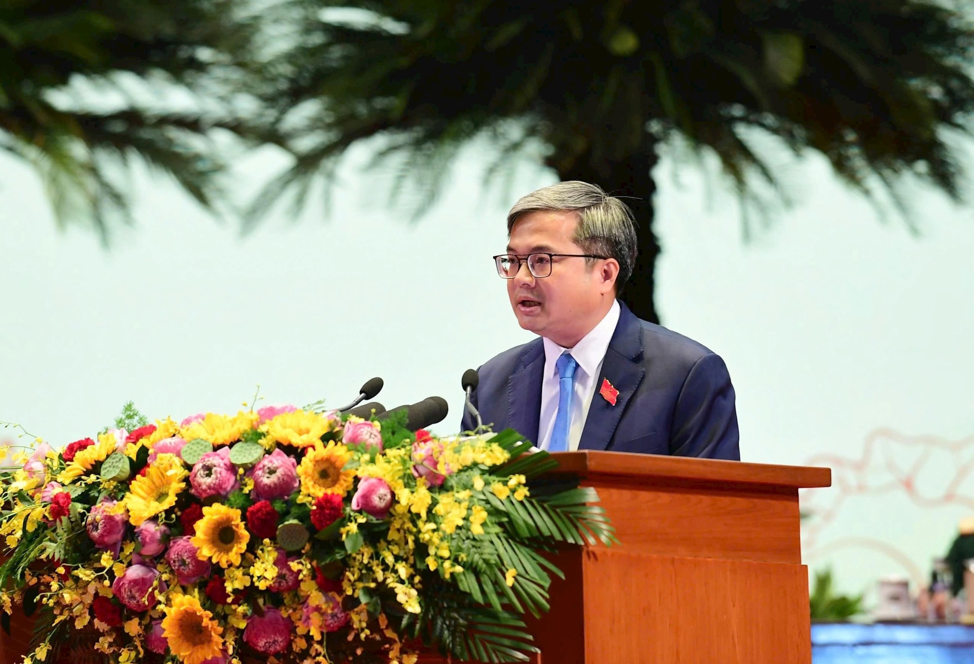 Khai mạc trọng thể Đại hội đại biểu Đảng bộ thành phố Hà Nội lần thứ XVIII, nhiệm kỳ 2025-2030- Ảnh 21.