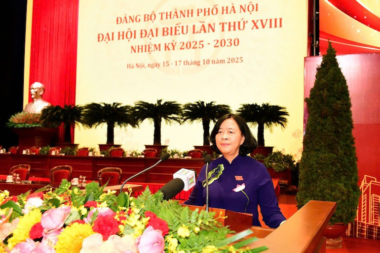 Đại hội Đảng bộ thành phố Hà Nội lần thứ 18 tiến hành phiên trù bị- Ảnh 1.