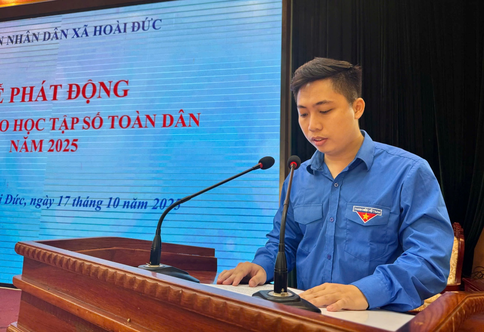 UBND xã Hoài Đức tổ chức Lễ phát động hưởng ứng phong trào “Học tập số toàn dân”- Ảnh 4.