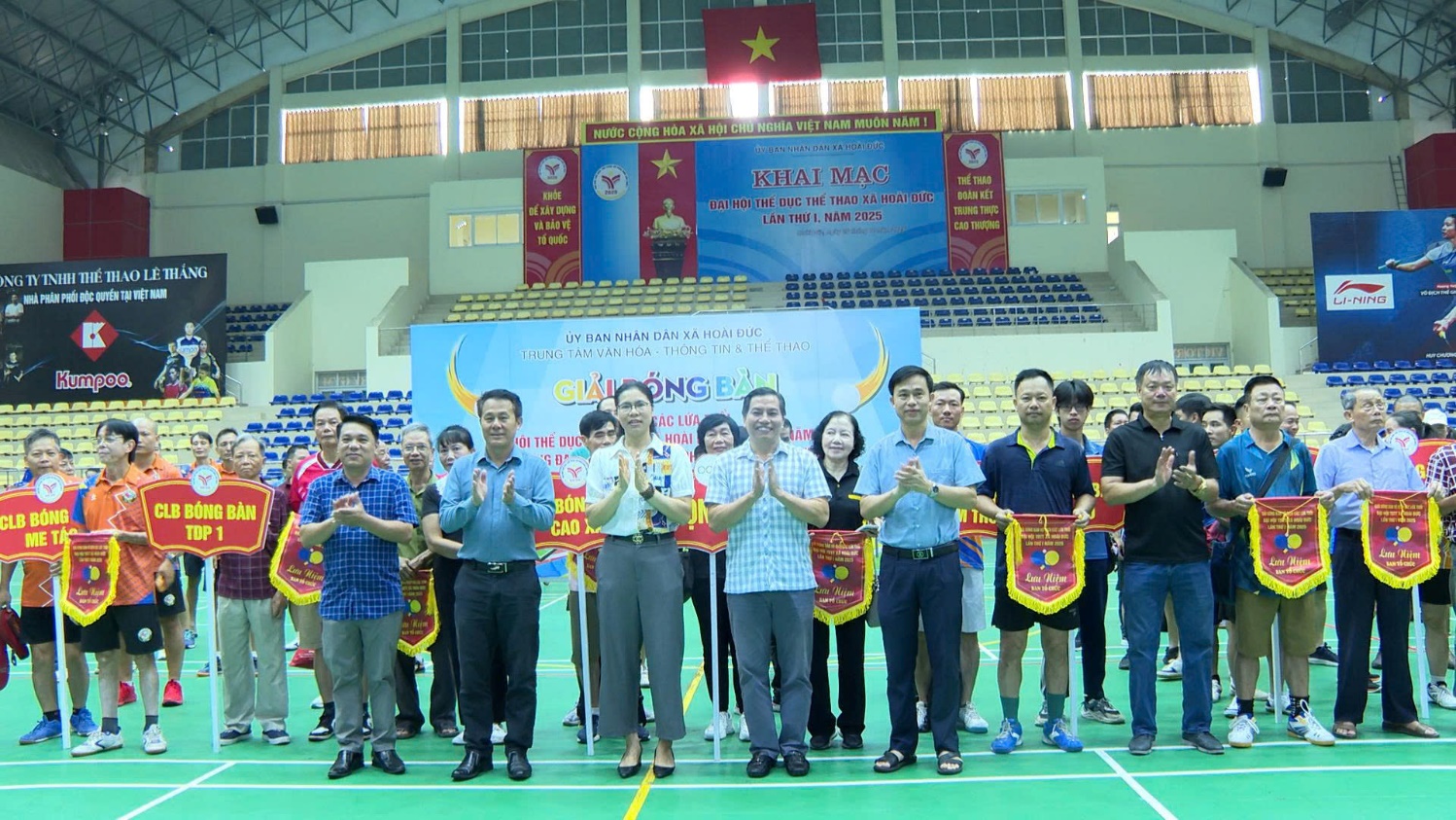 Giải bóng bàn vô địch các lứa tuổi xã Hoài Đức năm 2025- Ảnh 1.
