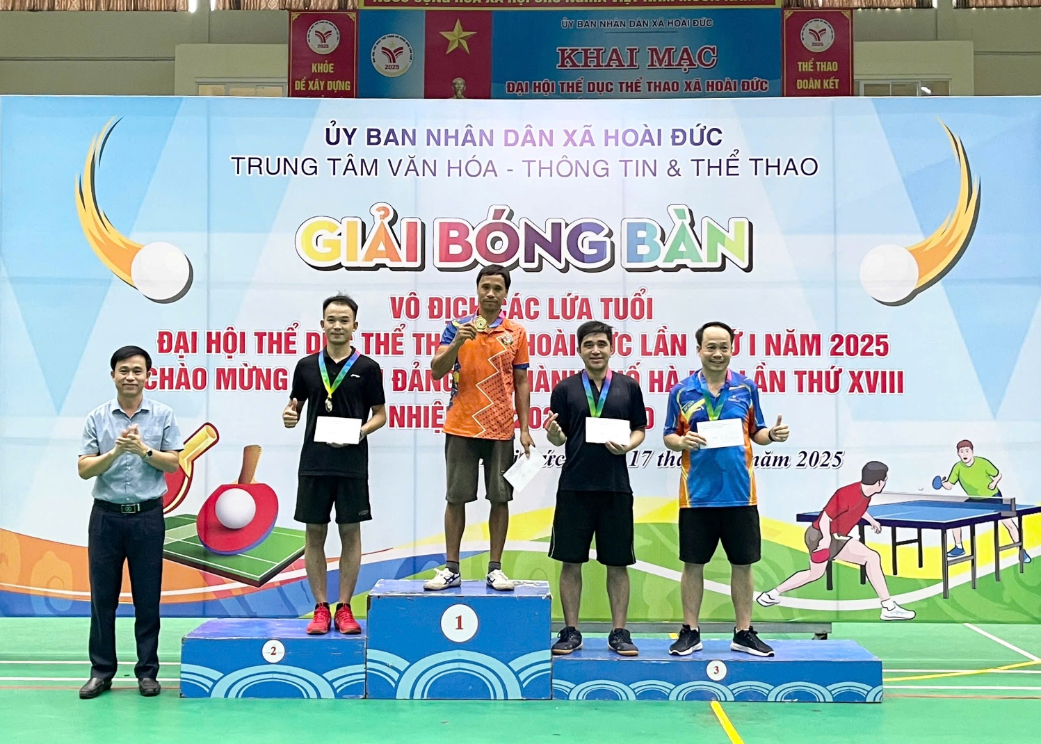 Giải bóng bàn vô địch các lứa tuổi xã Hoài Đức năm 2025- Ảnh 6.