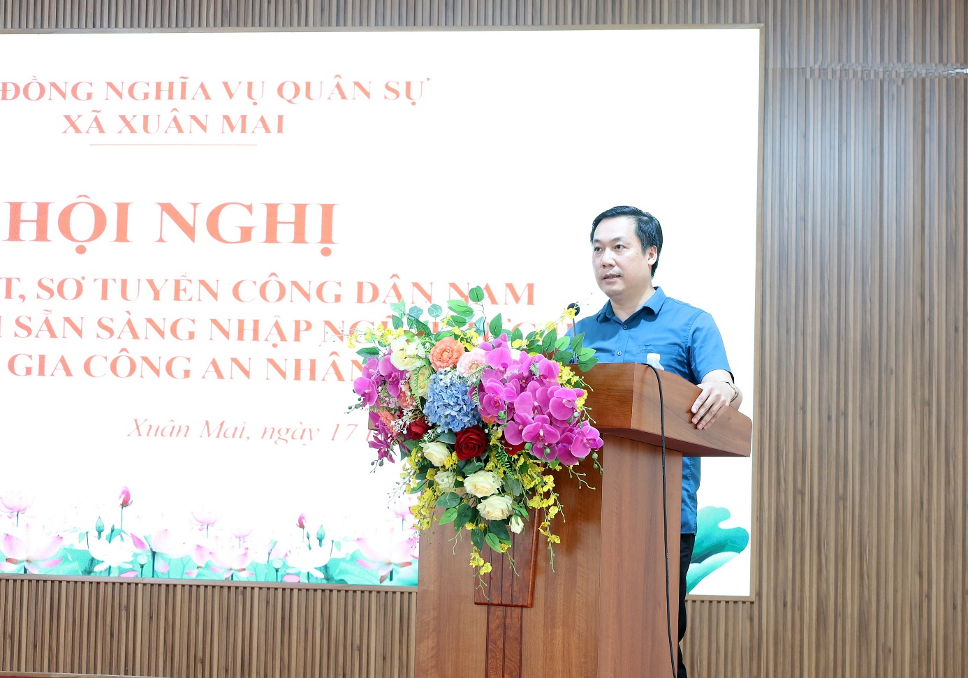 Xuân Mai tổ chức hội nghị xét duyệt, sơ tuyển công dân nam trong độ tuổi sẵn sàng nhập ngũ, thực hiện nghĩa vụ tham gia công an nhân dân năm 2026- Ảnh 6.