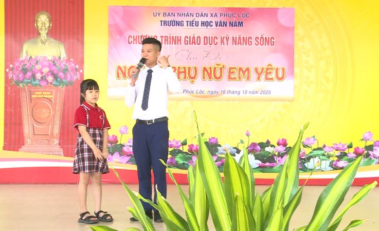 Trường Tiểu học Vân Nam tổ chức chương trình giáo dục kỹ năng sống "Người phụ nữ em yêu" nhân ngày 20/10- Ảnh 3.
