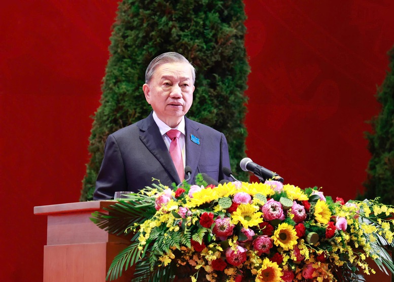 Phát  biểu của Tổng Bí thư Tô Lâm tại Đại hội đại biểu Đảng bộ TP. Hà Nội lần thứ XVIII- Ảnh 1.