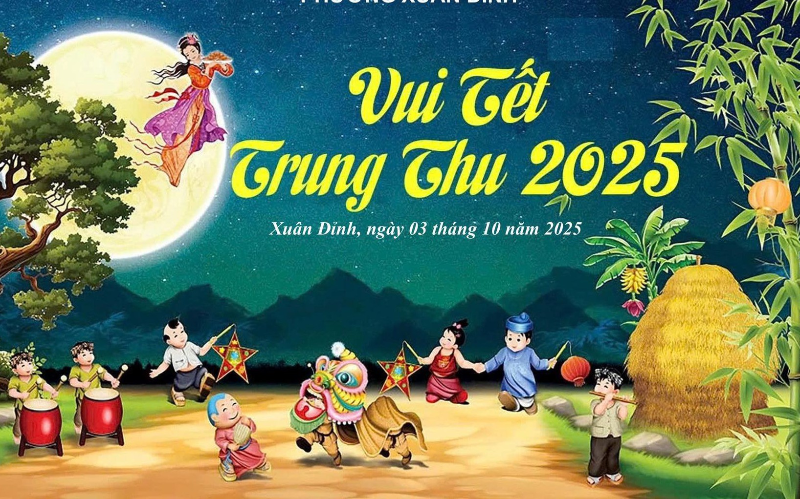 Háo hức với “Đêm hội Trăng rằm 2025” cho thiếu nhi
