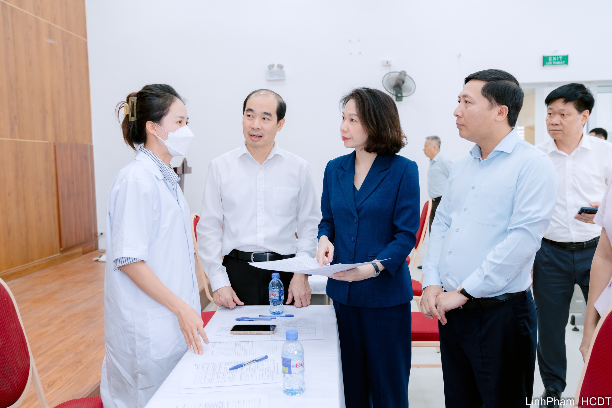 Toàn dân xã Quang Minh được khám, quản lý sức khỏe miễn phí- Ảnh 8.