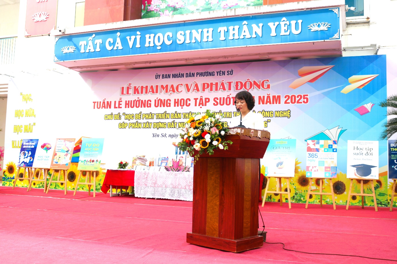 Phường Yên Sở tổ chức lễ khai mạc và phát động tuần lễ hưởng ứng học tập suốt đời năm 2025- Ảnh 2.