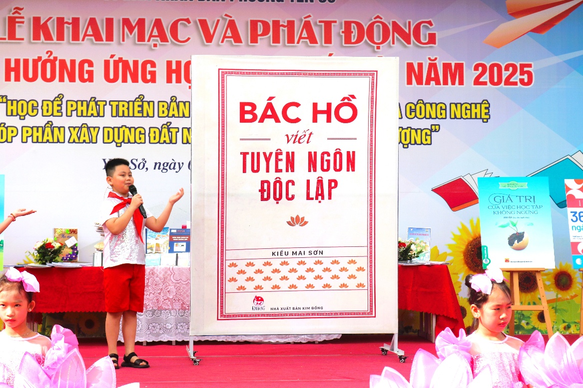 Phường Yên Sở tổ chức lễ khai mạc và phát động tuần lễ hưởng ứng học tập suốt đời năm 2025- Ảnh 3.