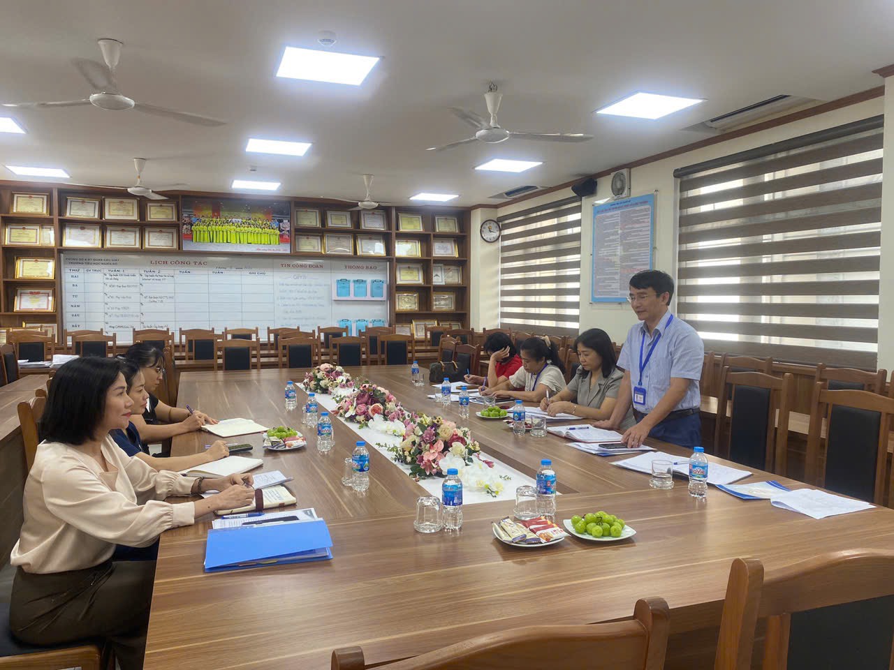Thường trực Hội đồng nhân dân phường Nghĩa Đô khảo sát công tác tuyển sinh năm học 2025-2026- Ảnh 5.